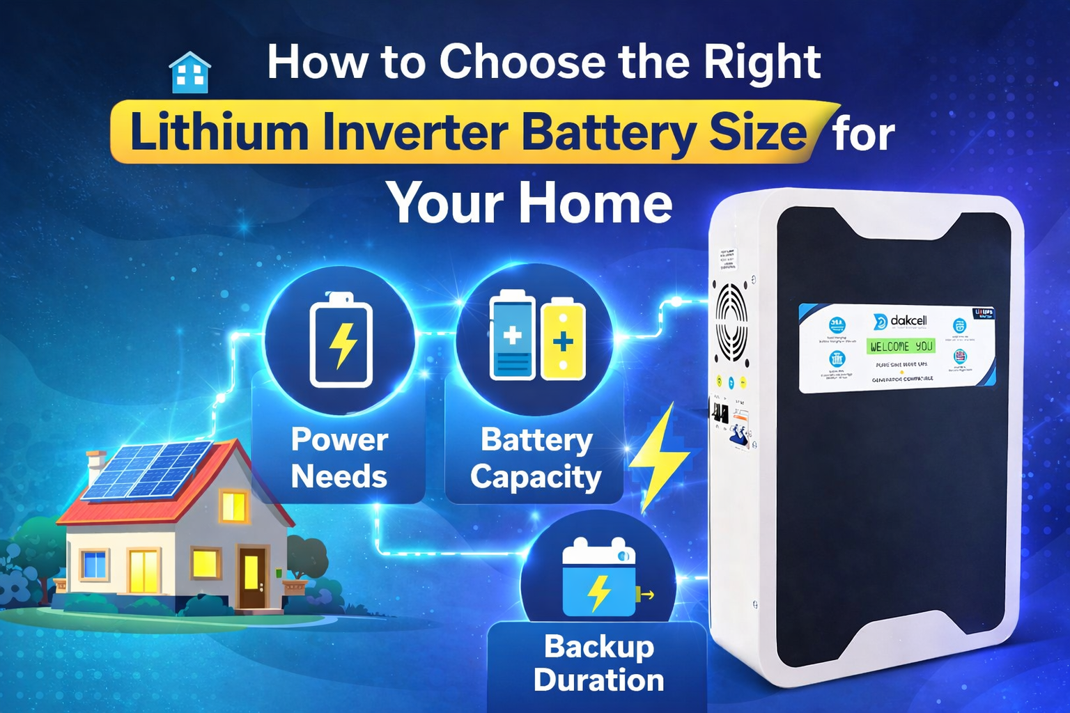 How to Choose the Right Lithium Inverter Battery Size for Your Home ...