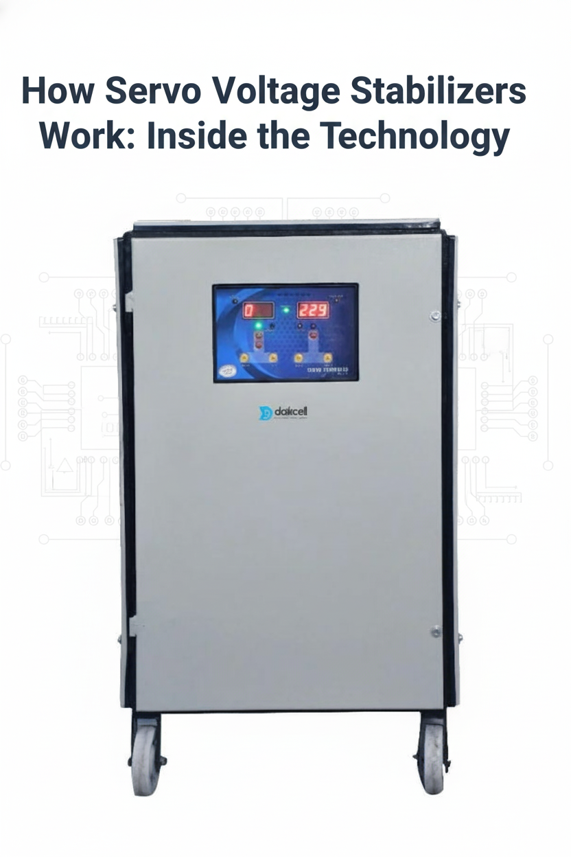 Stabilizer Panel How Do Servo Voltage Stabilizers Work? Inside the Technology | Daikcell ...