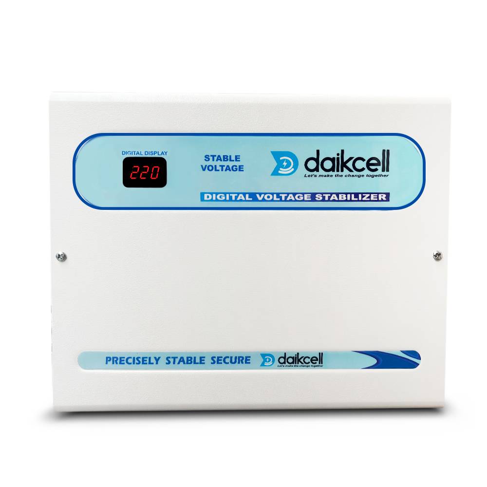 4 KVA 90V-300V Digital Voltage Stabilizer for All Inverter and Non-Inverter AC along with Digital Display & Intelligent Time Delay System Upto 1.5,Ton AC  - 3200W